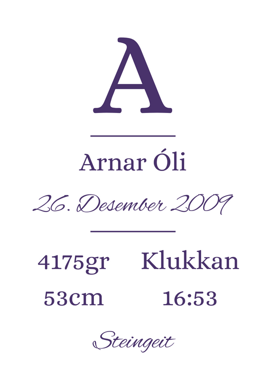 Fæðingarskírteini